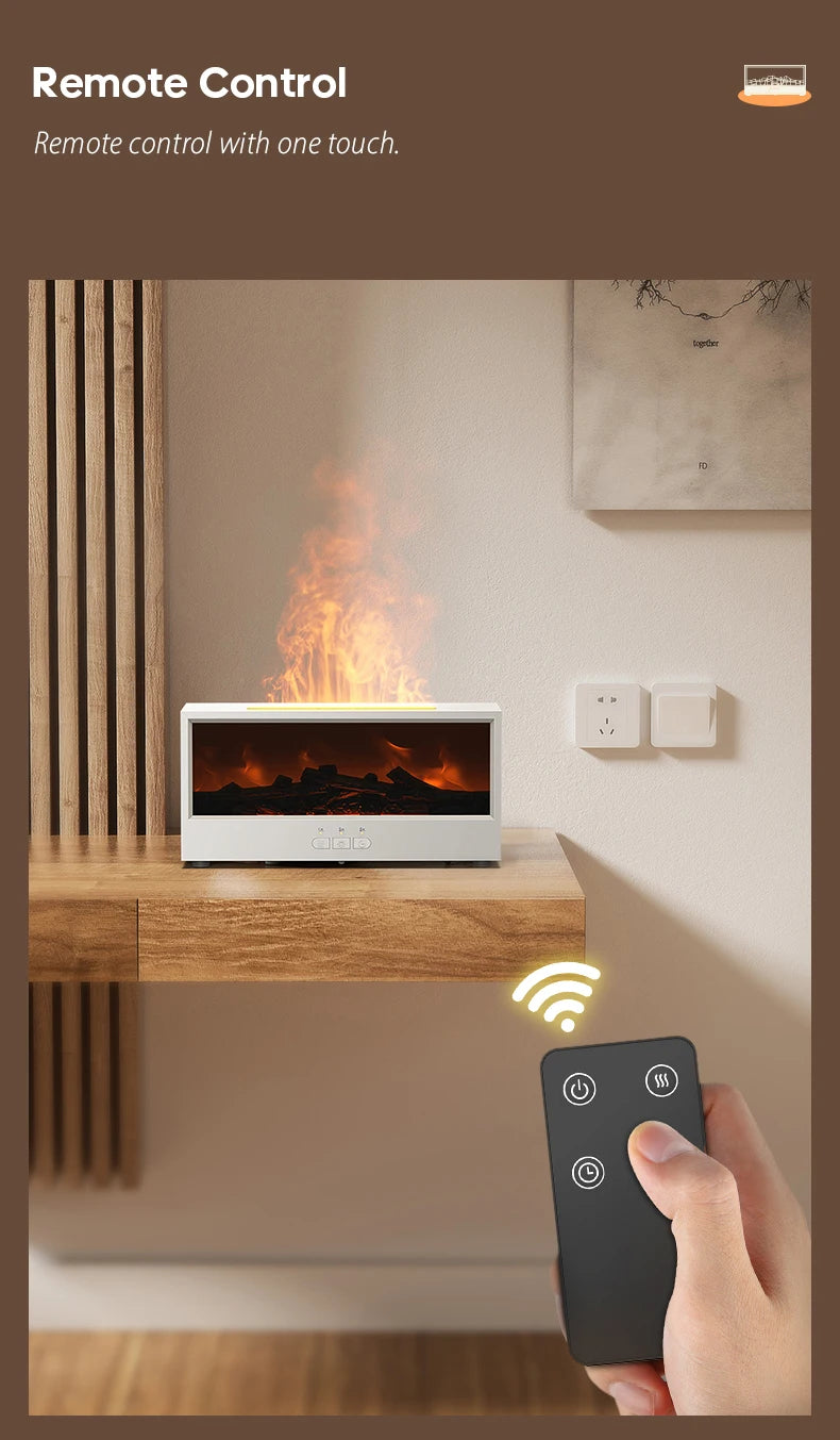 Color-Changing Fireplace Aroma Diffuser