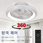6-Speed Remote-Control Ceiling Fan with Light