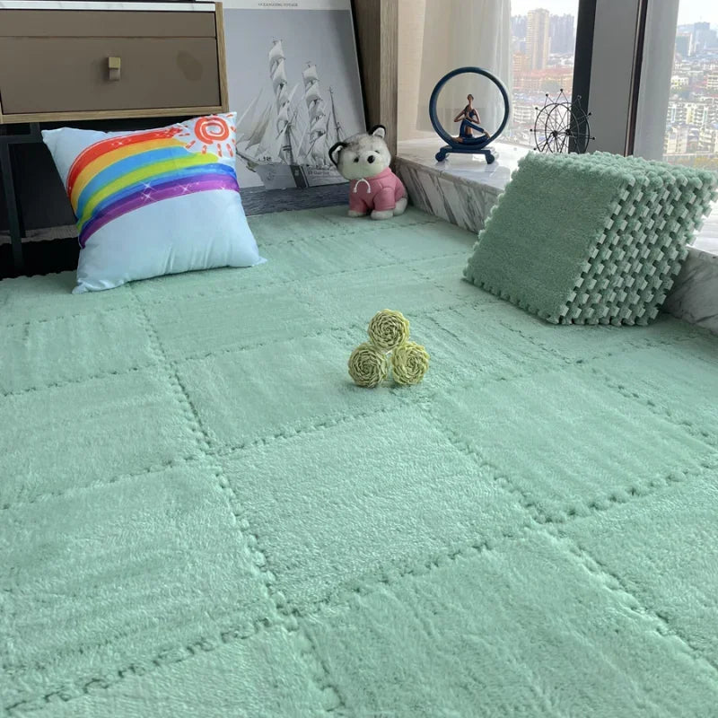 Interlocking Plush Kids Play Mat