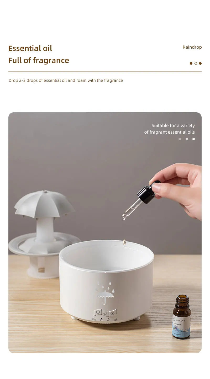 Remote-Control Rain Cloud Diffuser