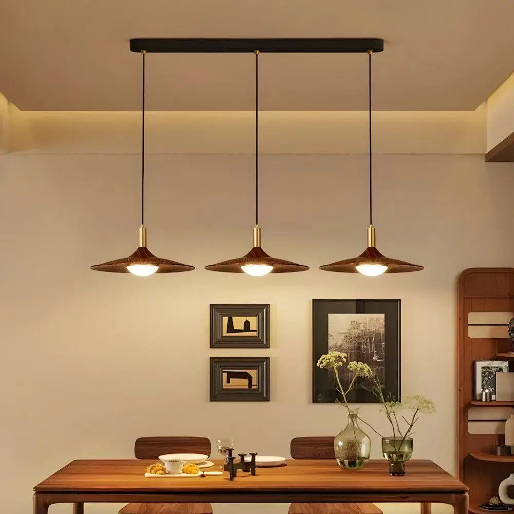 Walnut Chandelier