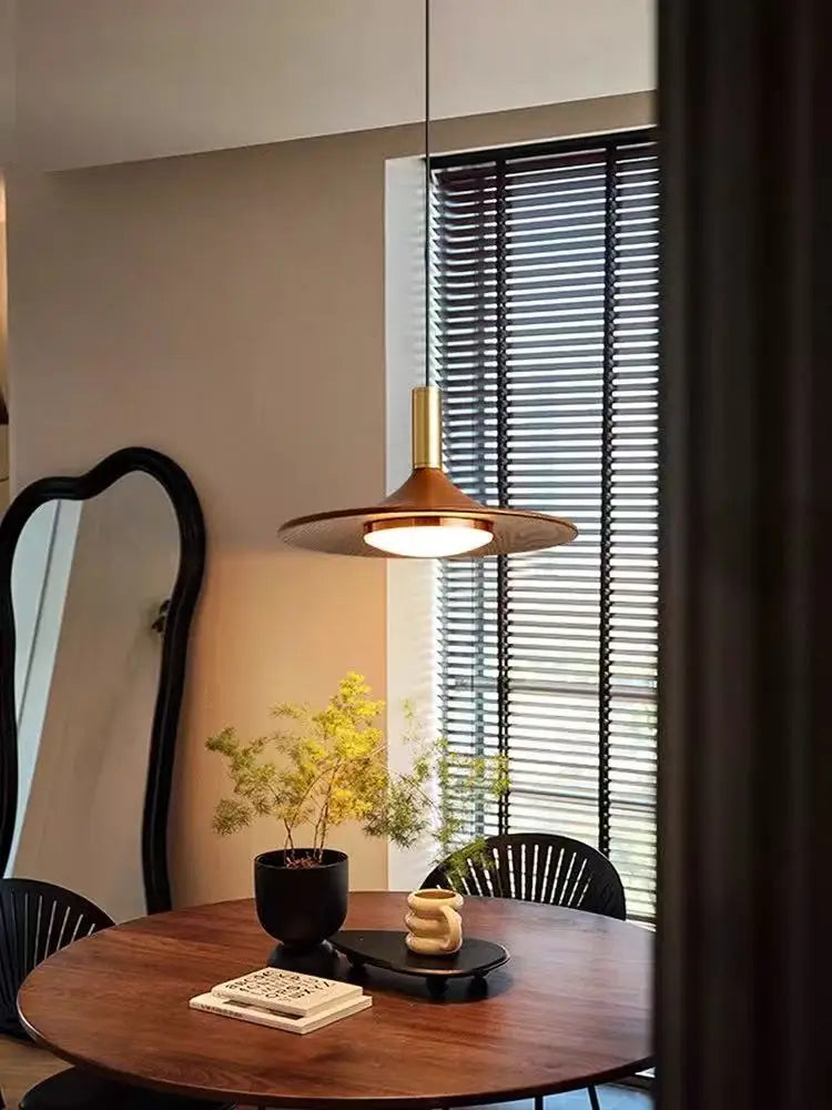 Walnut Chandelier