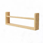 Floating Wood Storage Bookcase