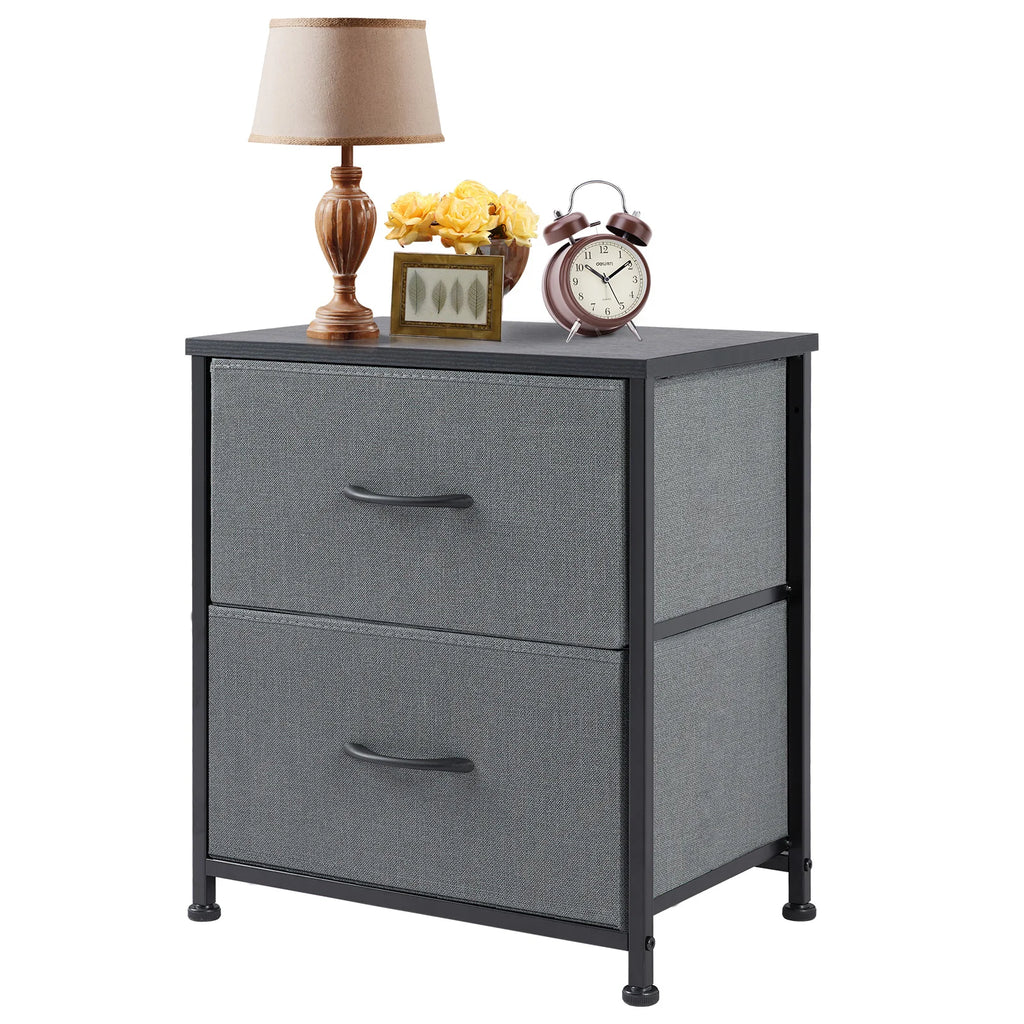 Fabric Drawer Nightstand