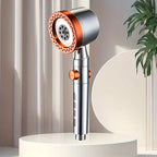 New High Pressure Water Saving Filter Shower Head 5 Modes Handheld Shower Head One Button Stop Bathroom Accessories Set