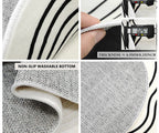 Pink Zebra Machine-Washable Area Rug