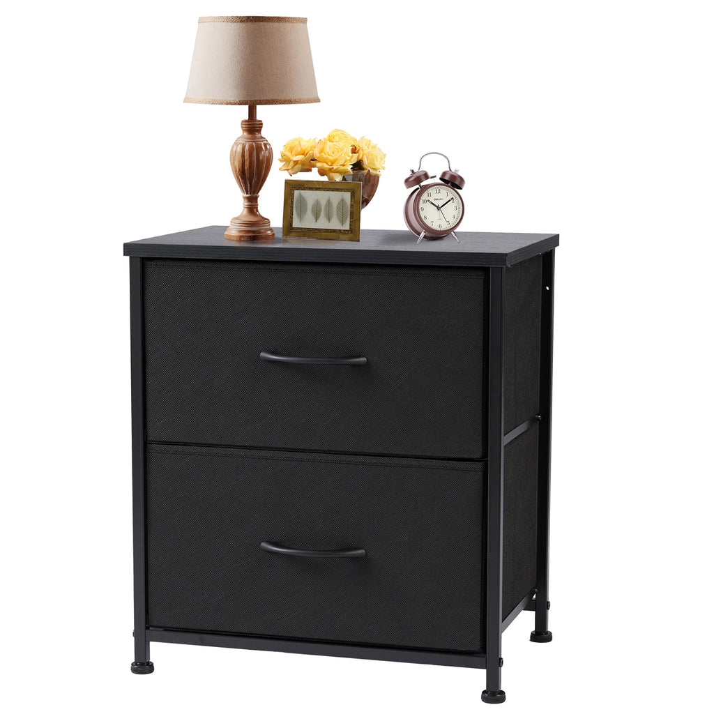 Fabric Drawer Nightstand