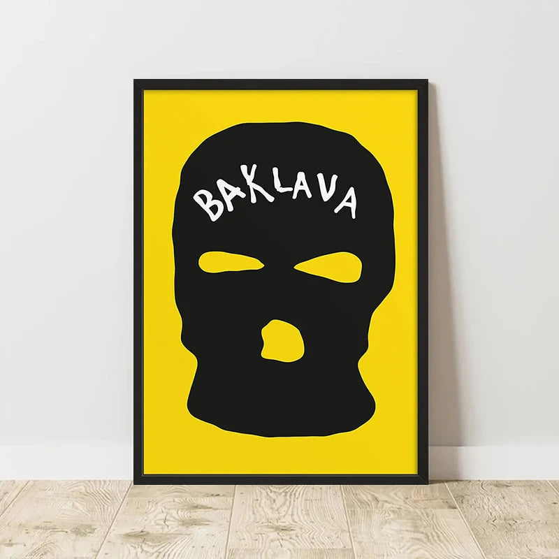 Retro Abstract Composition Canvas Print