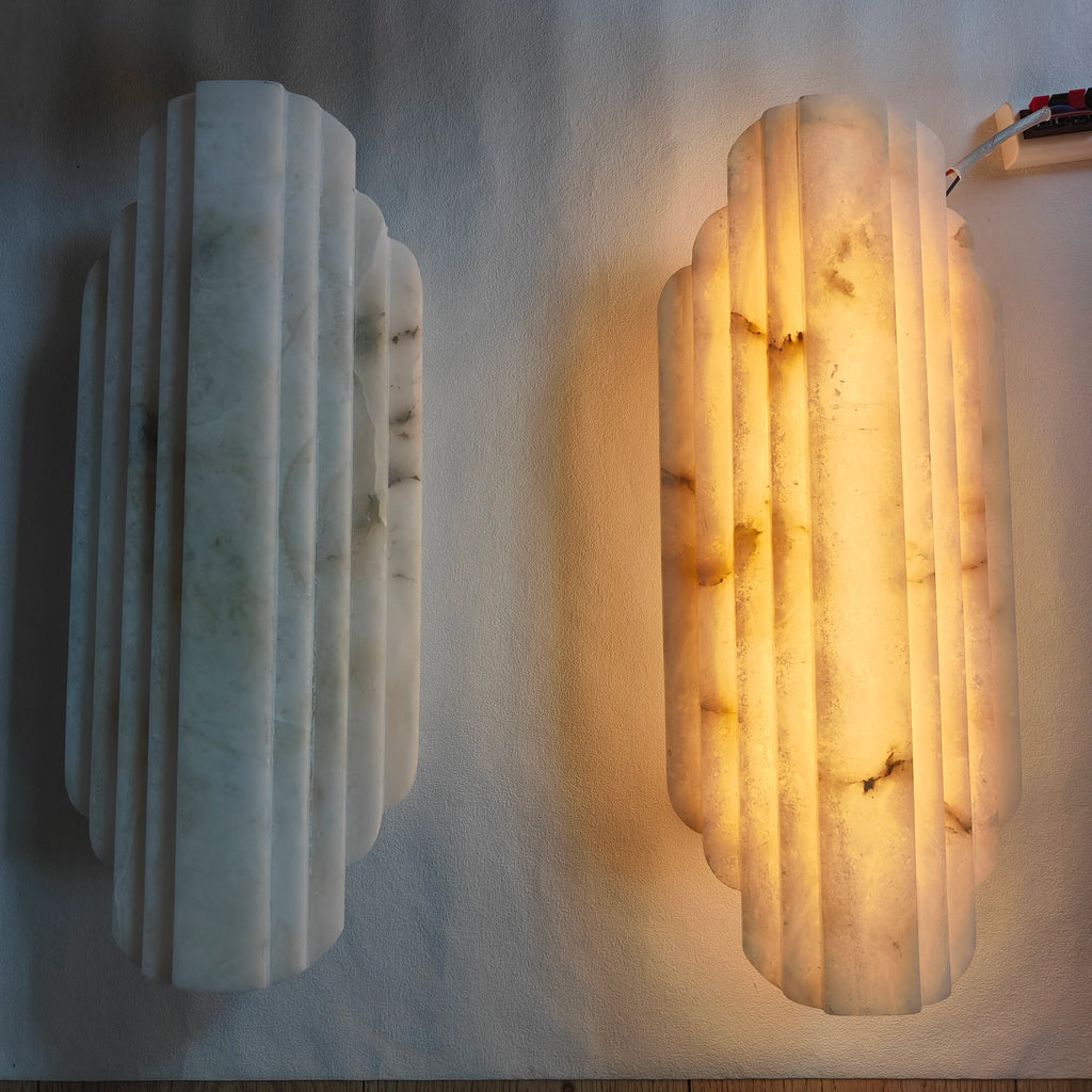 Natural Marble Wall Light