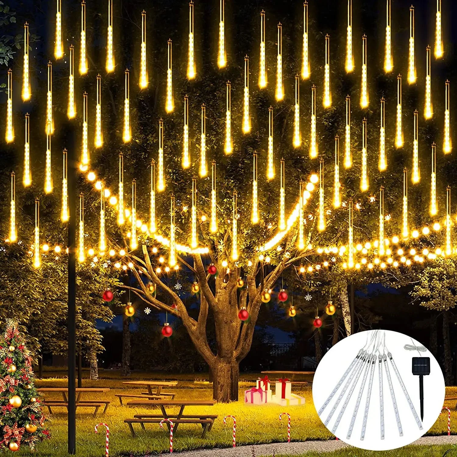 Solar Waterproof LED Outdoor String Lights
