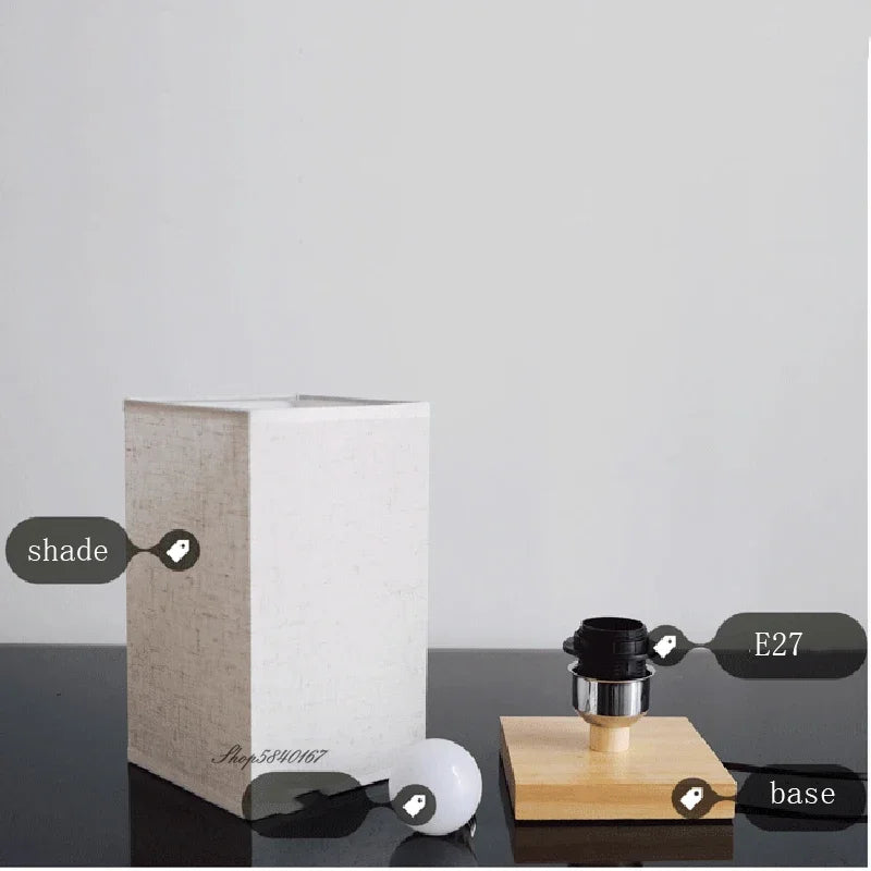 Wood Table Lamp