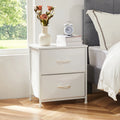Fabric Drawer Nightstand