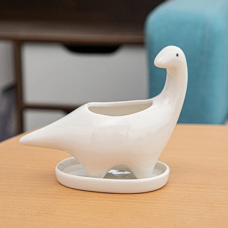 Dinosaur Ceramic Planter