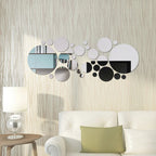 3D Acrylic Arched Wall Mirror