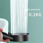 High Pressure Shower Head 5 Modes Adjustable Showerheads with Hose Water Saving One-Key Stop Spray Nozzle Bathroom Accessories