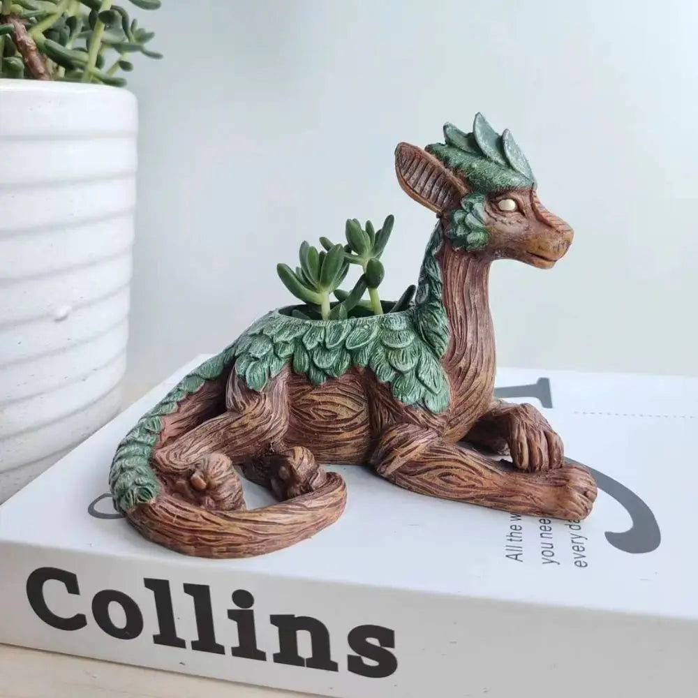 Dragon Resin Outdoor Planter