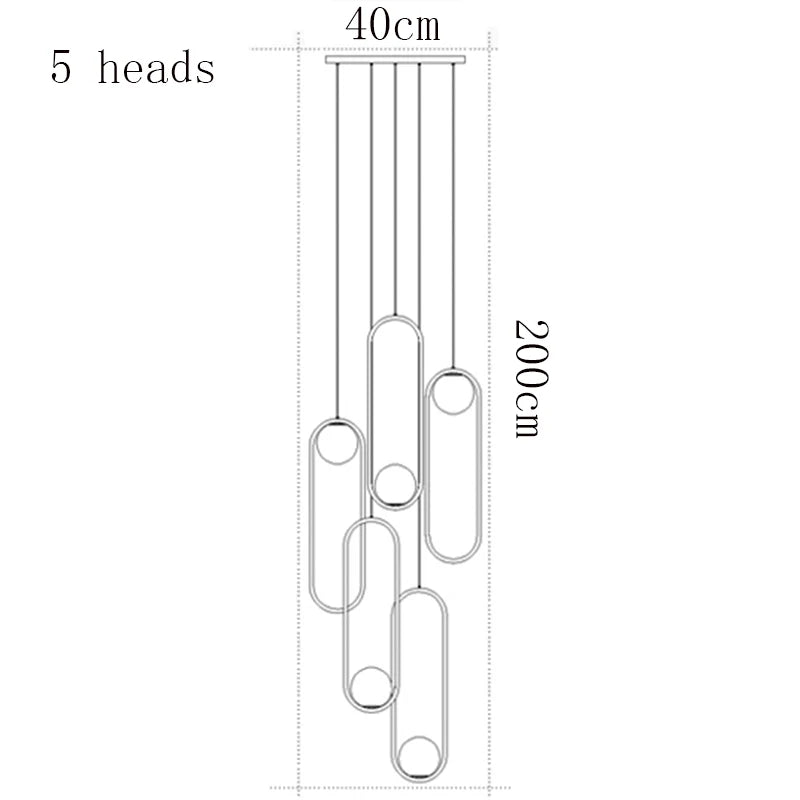 Stair Chandelier