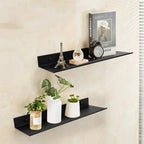 No-Drill Floating Bathroom Shelf