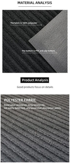 Natural Rubber Anti-Slip Welcome Mat