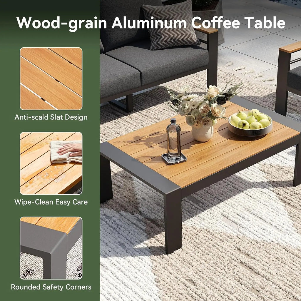 Aluminum Patio Conversation Set