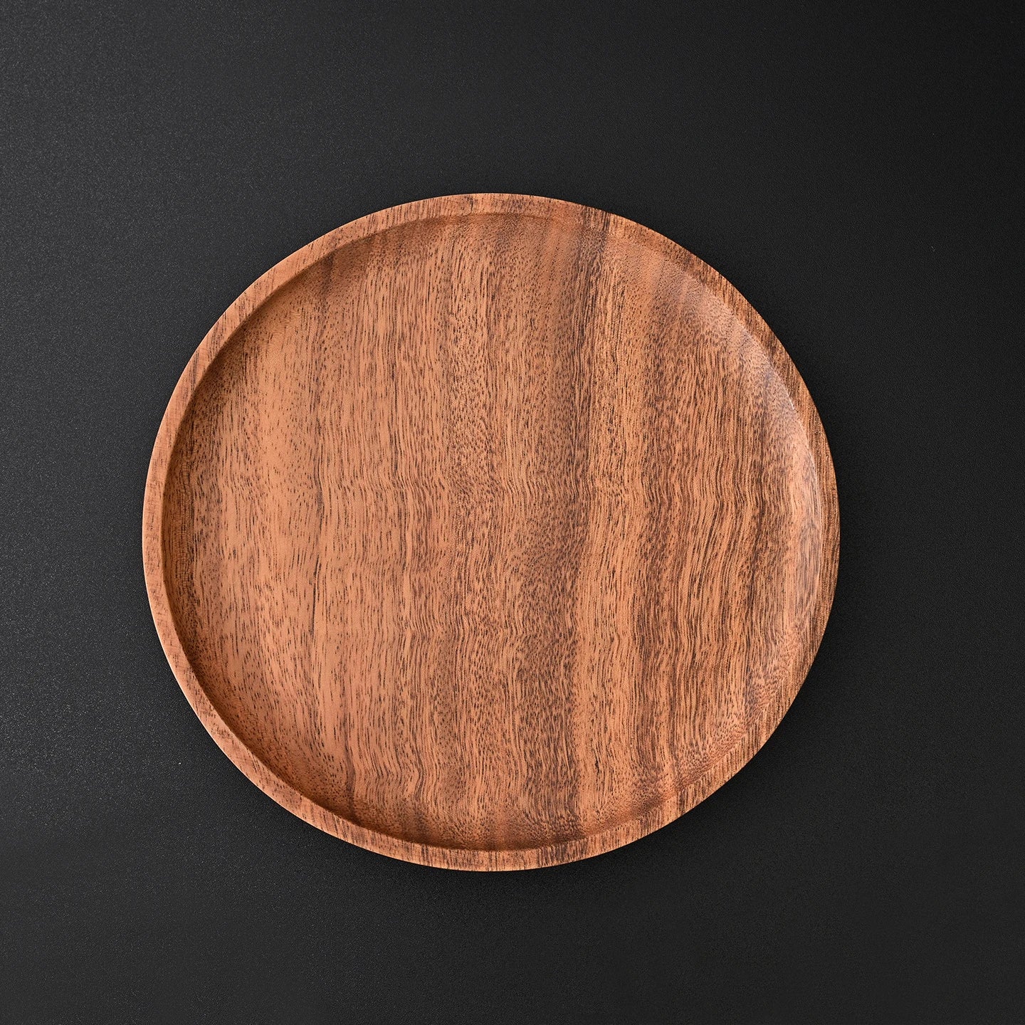 Round Wooden Serving & Display Tray
