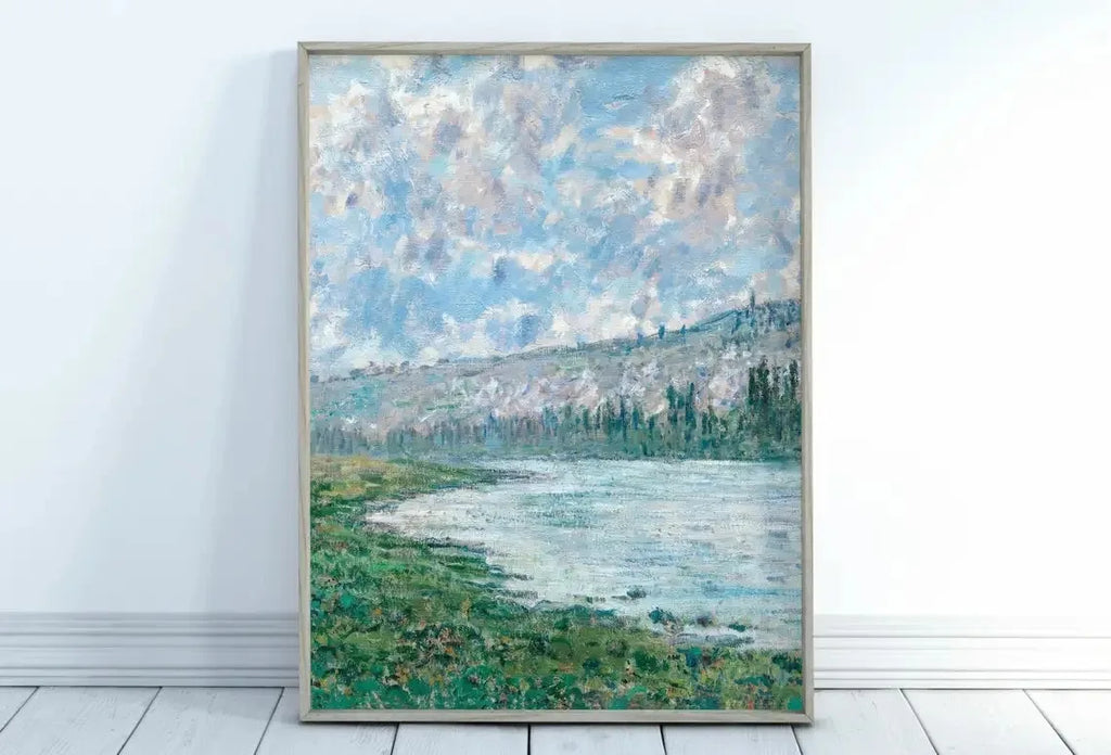 Impressionist Garden Landscape Canvas Print