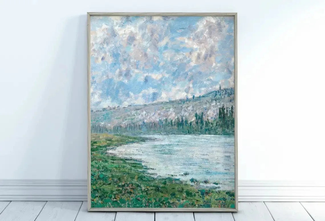 Impressionist Garden Landscape Canvas Print