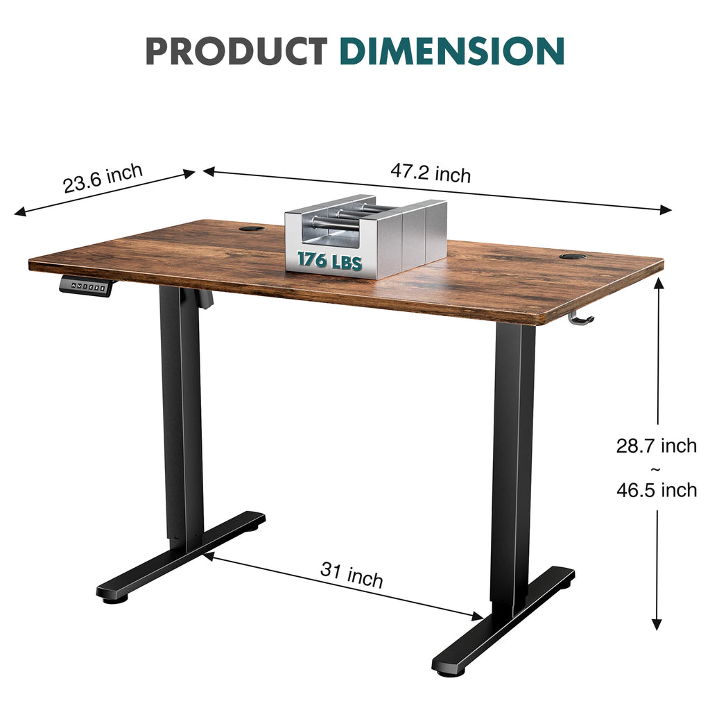 Electric Adjustable Home Office Desk