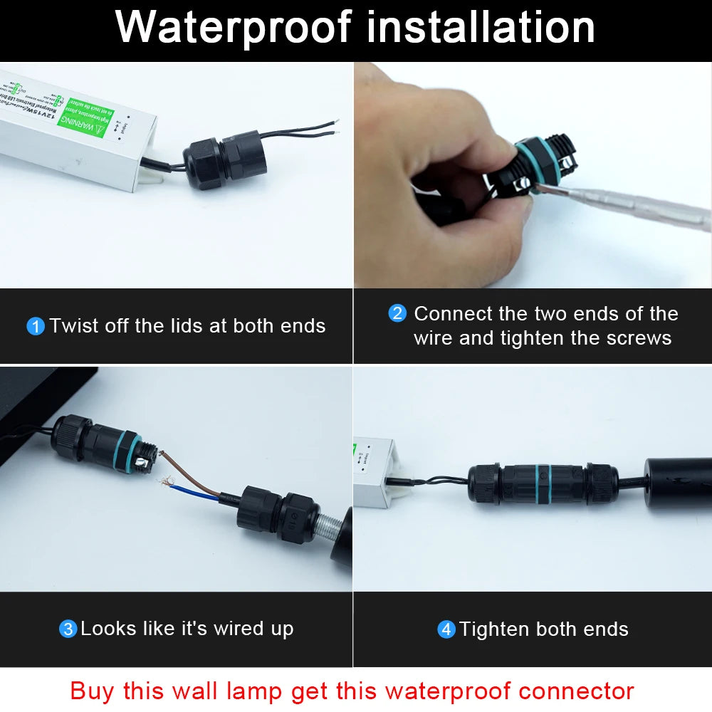 IP65 Long Waterproof Outdoor LED Wall Light