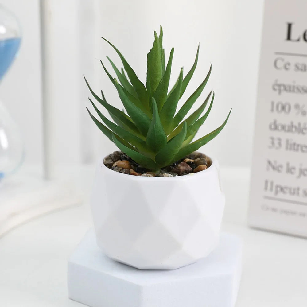 Lifelike Faux Succulent Arrangement