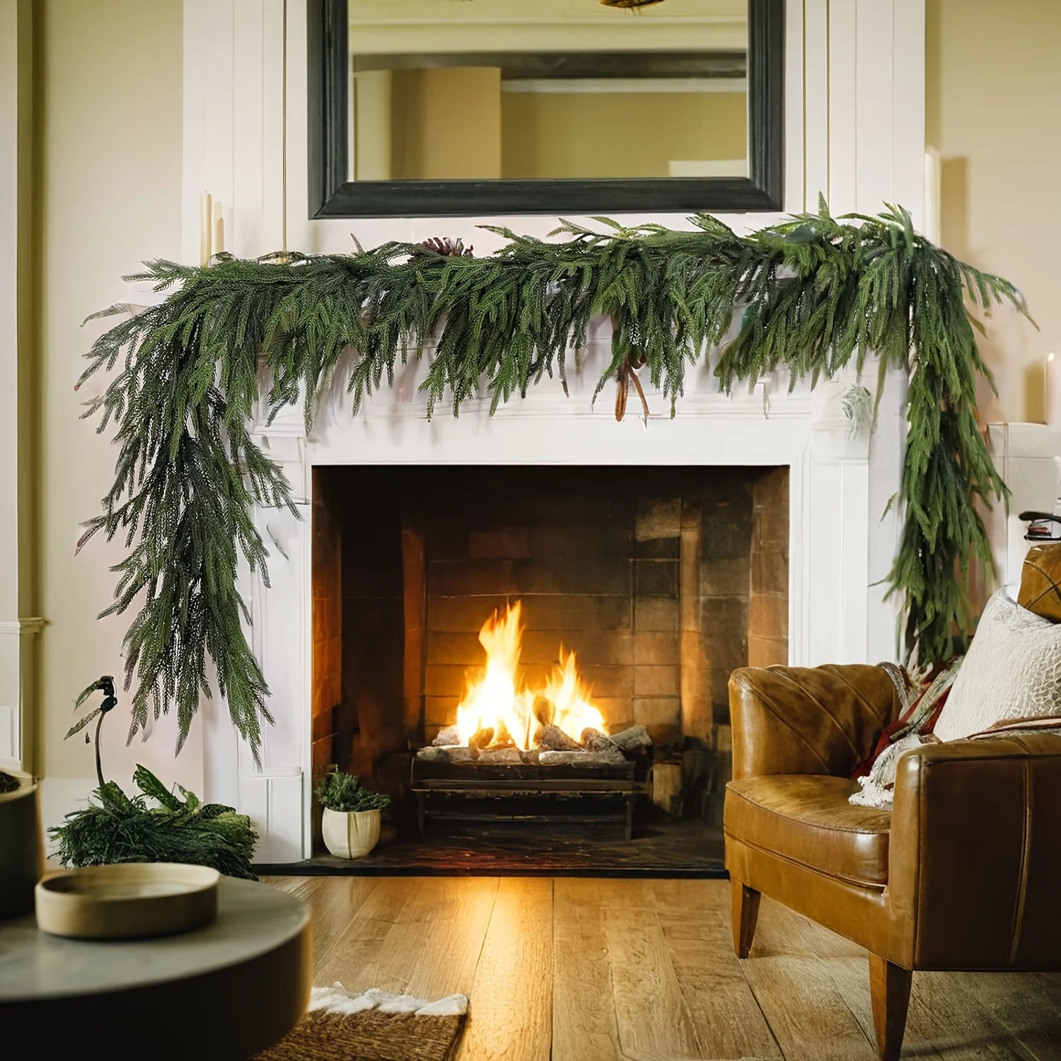 Norfolk Pine Christmas Wreath & Garland — WESTMERE