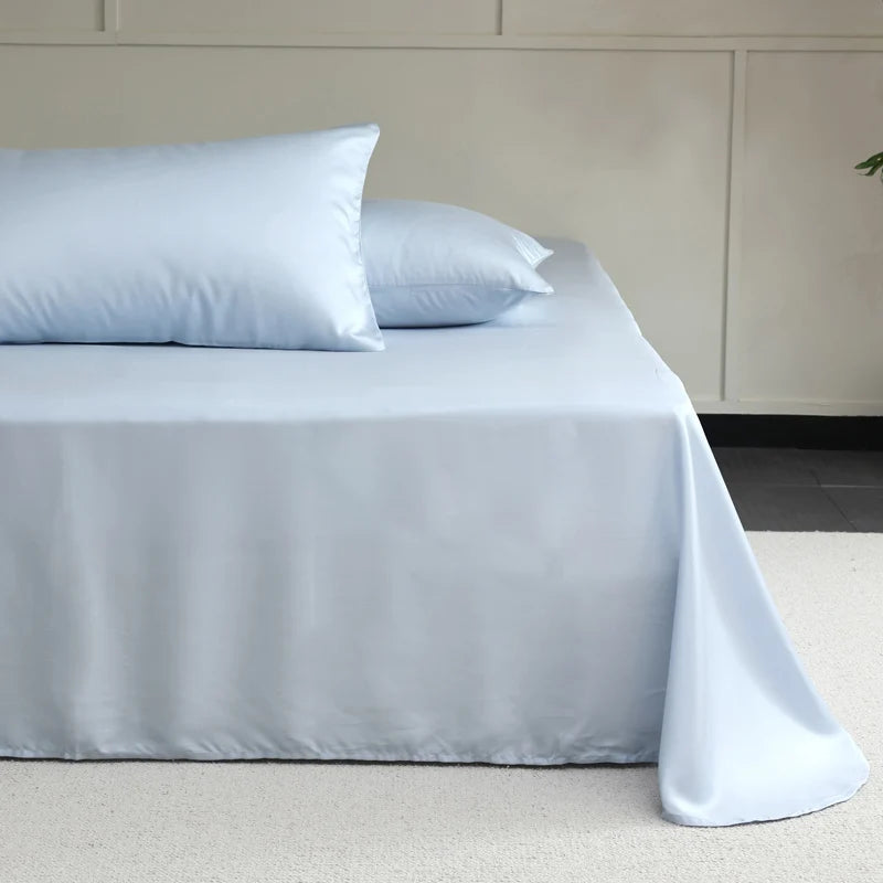 100% Silk Bed Sheet Set Luxury Mulberry Silk Bedding Sets Twin Full Double Queen King Size Fitted Sheet Flat Sheet Pillowcase