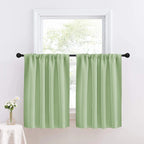Short Blackout Kitchen & Bathroom Curtain