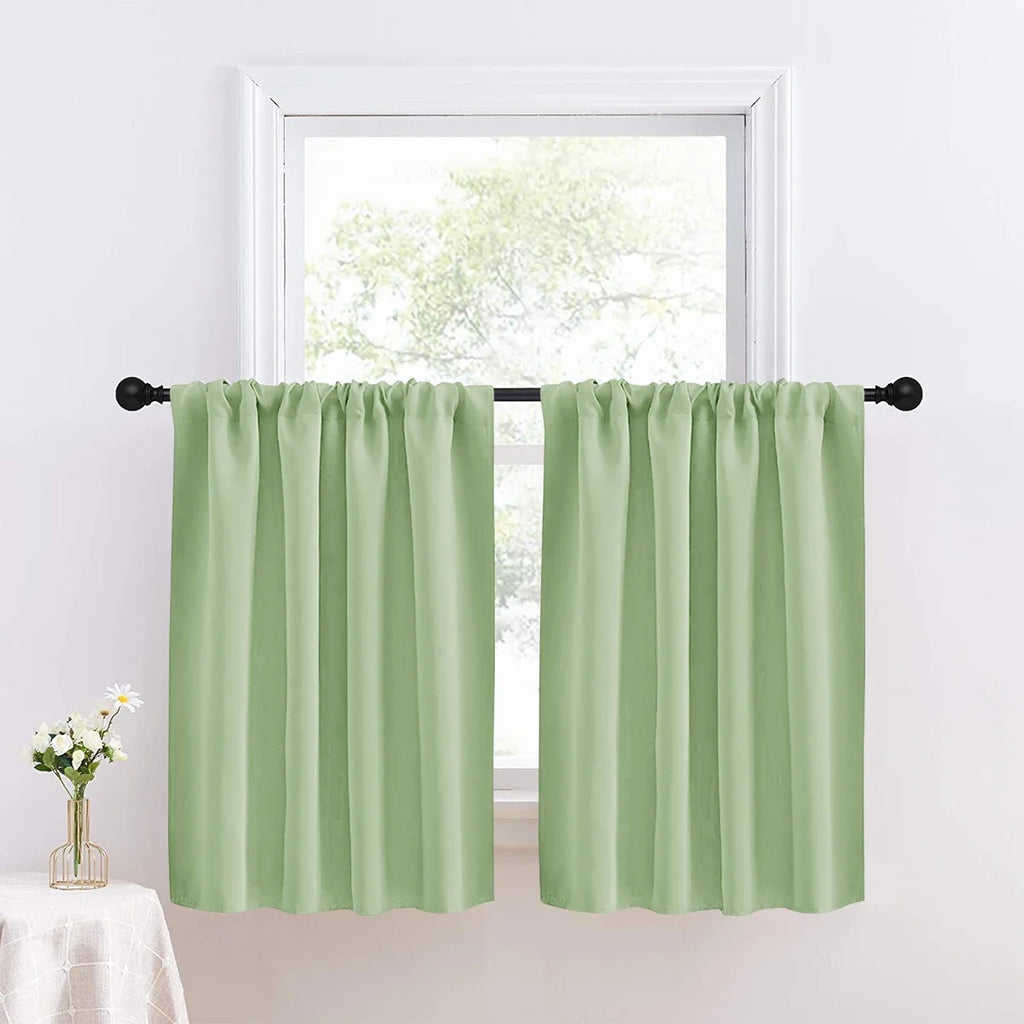 Short Blackout Kitchen & Bathroom Curtain