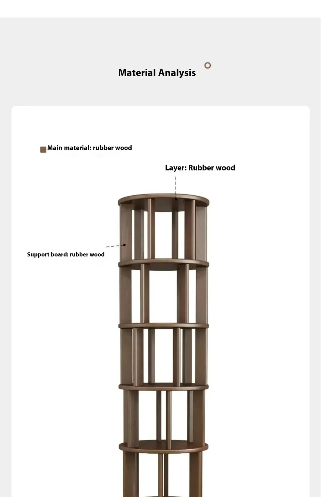 Rotating Tower Bookcase