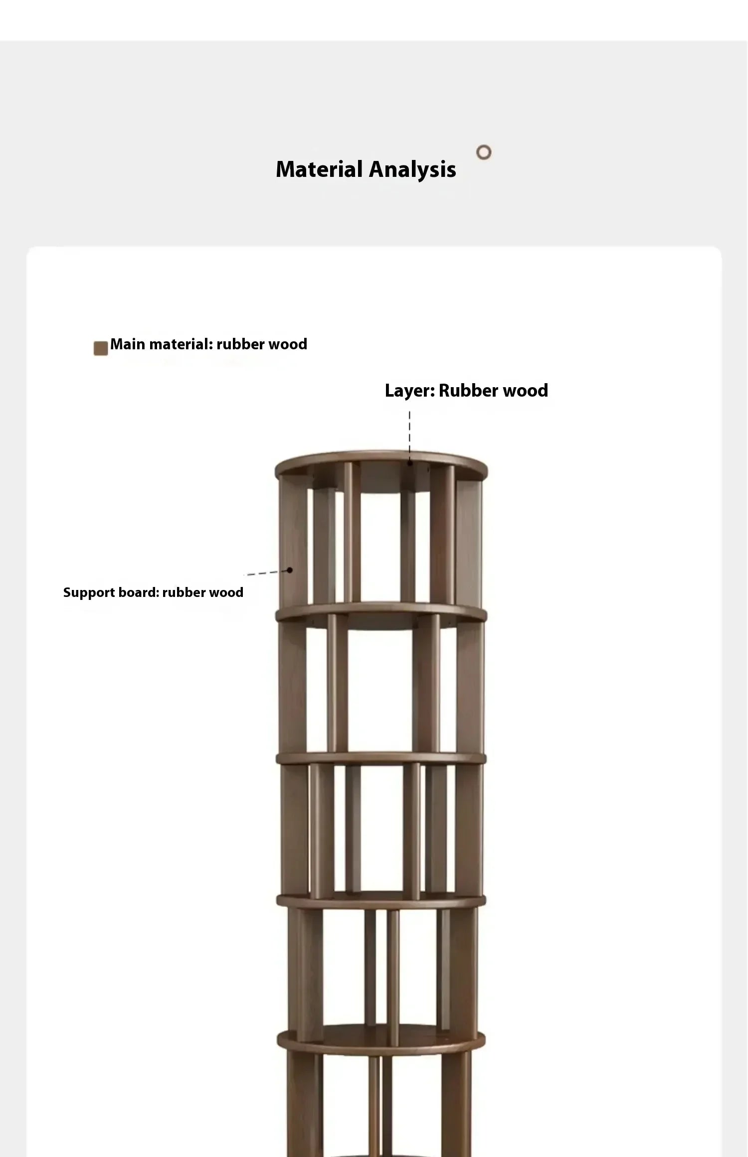 Rotating Tower Bookcase