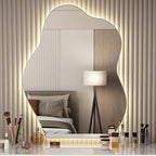 Irregular LED Accent Wall Mirror