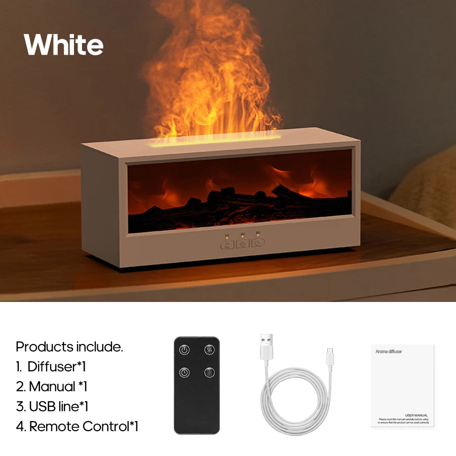 Color-Changing Fireplace Aroma Diffuser