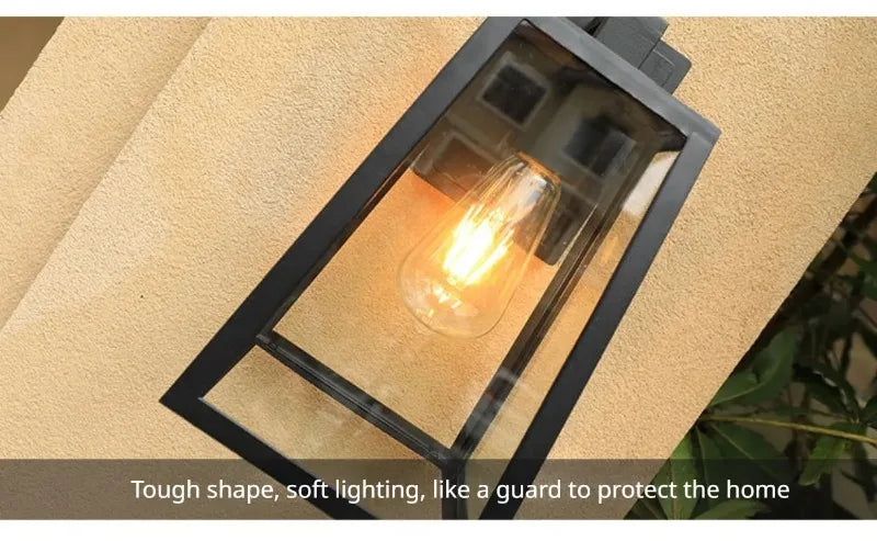 European-Style Waterproof Outdoor Wall Lamp