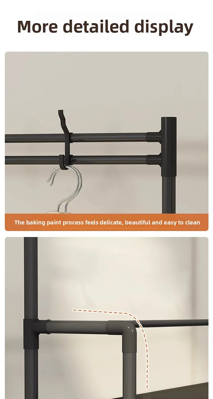 Door-Mounted Shoe & Hat Rack