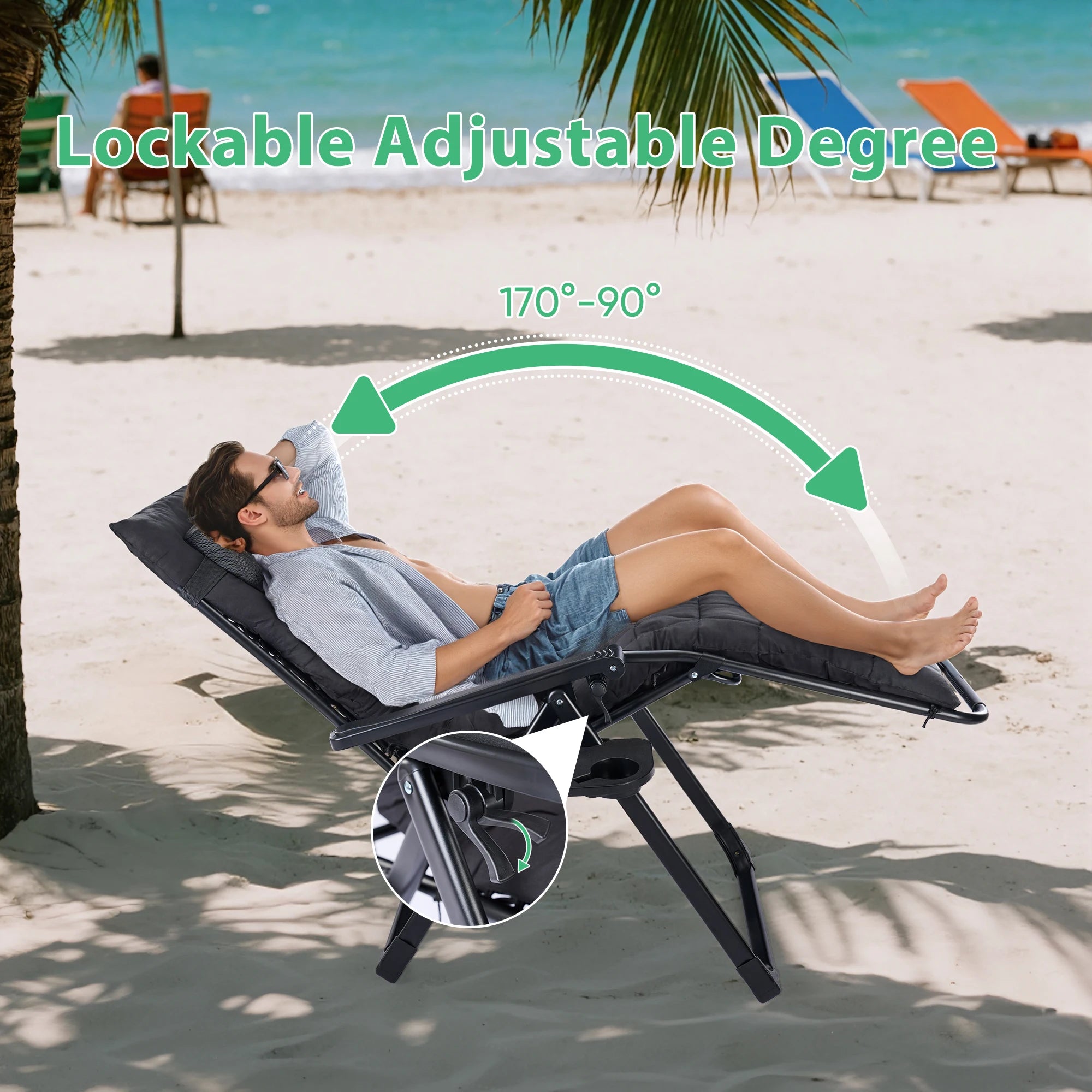 Zero Gravity Folding Outdoor Lounger