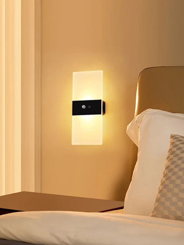 Acrylic Motion-Sensor Wall Light — additional view