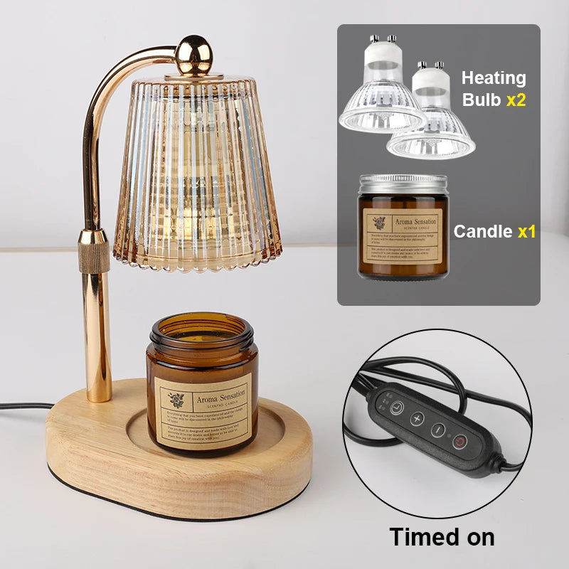 Timer-Control Candle Warmer Lamp