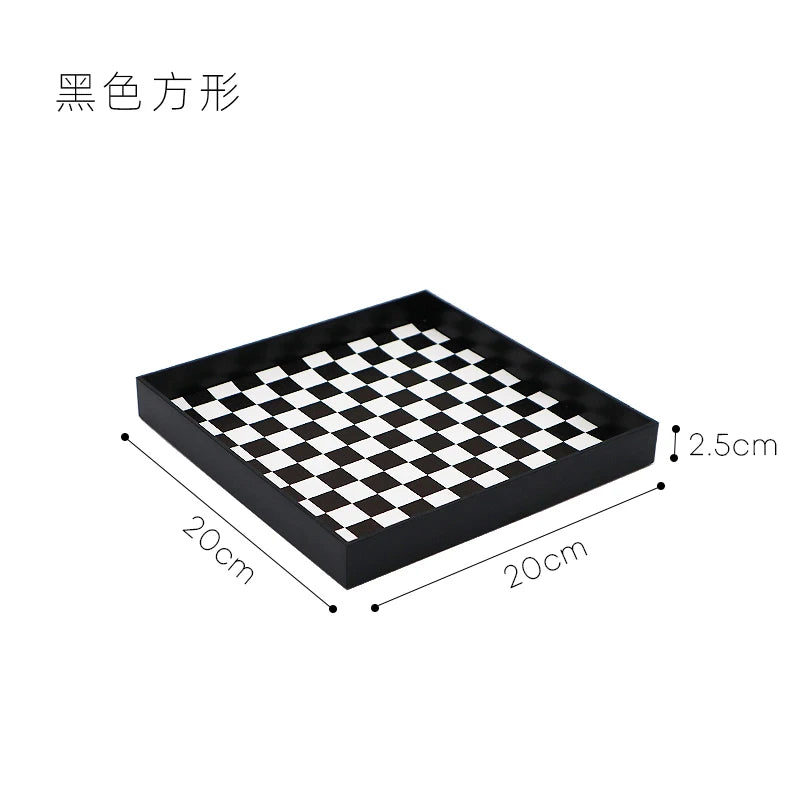 Checkerboard Desktop Valet Tray