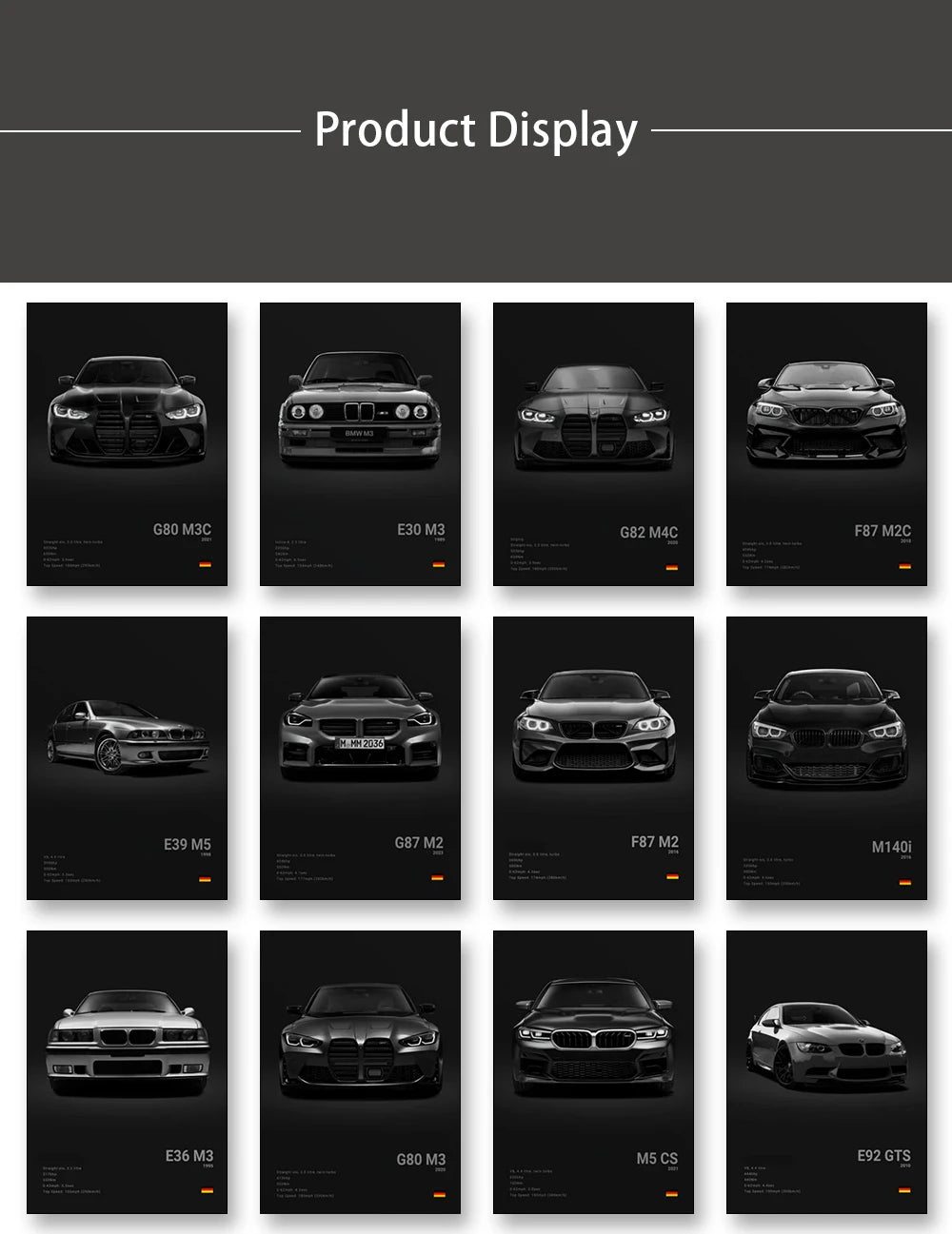 Classic Performance Car Canvas Print