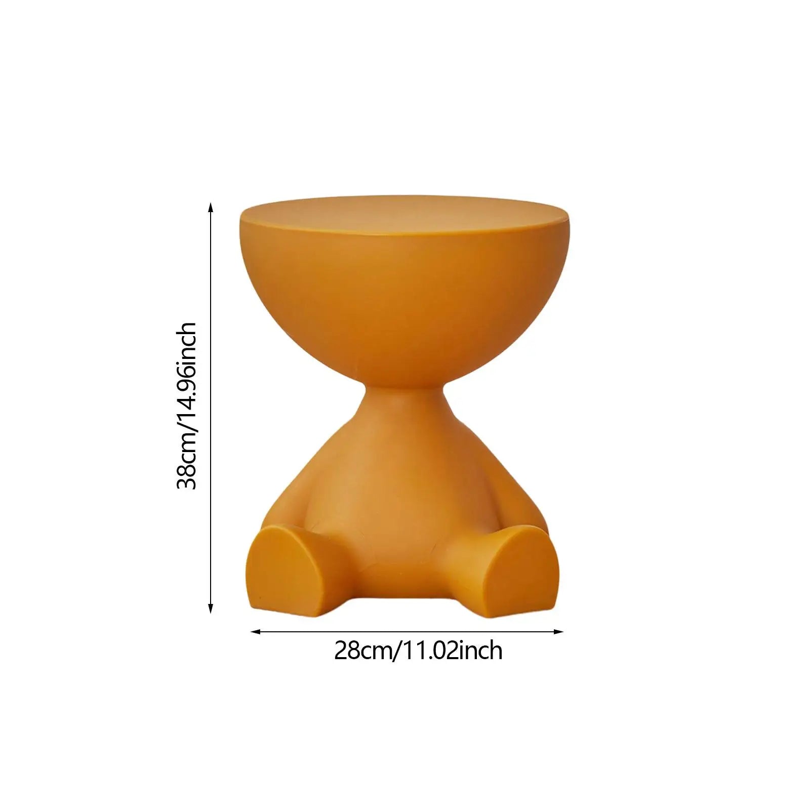 CreamFlat Round Side Table