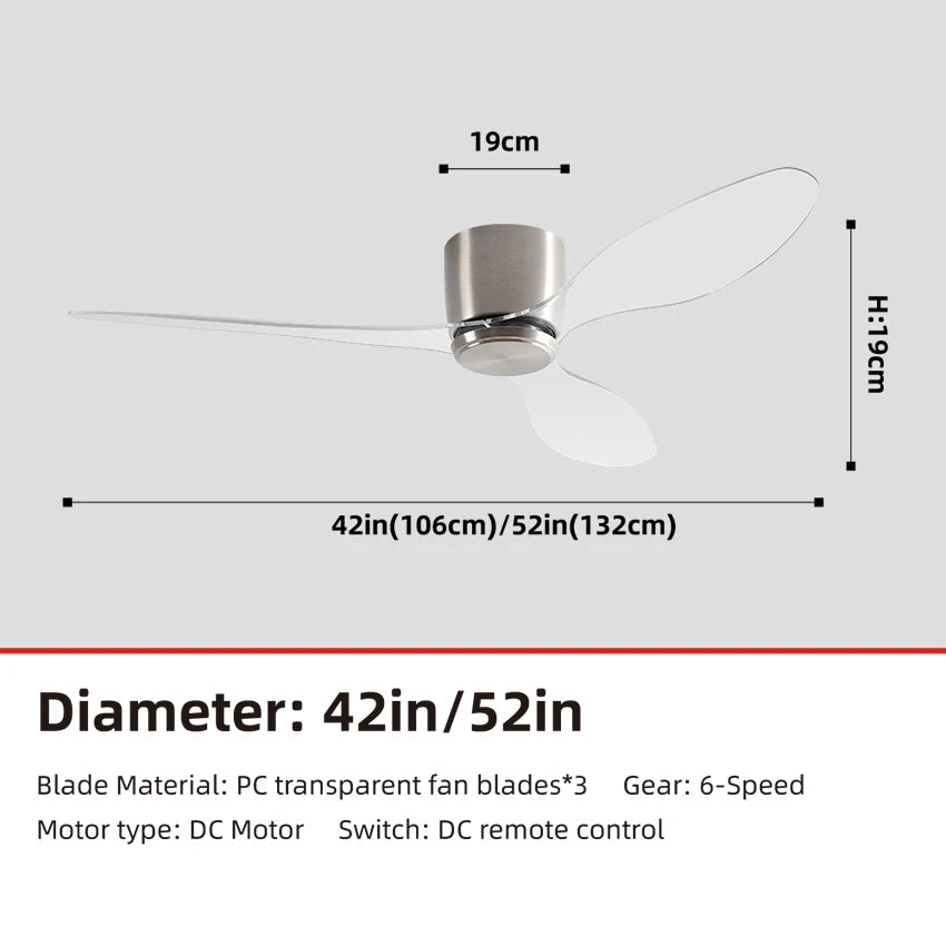 Restaurant Ceiling Fan with Light