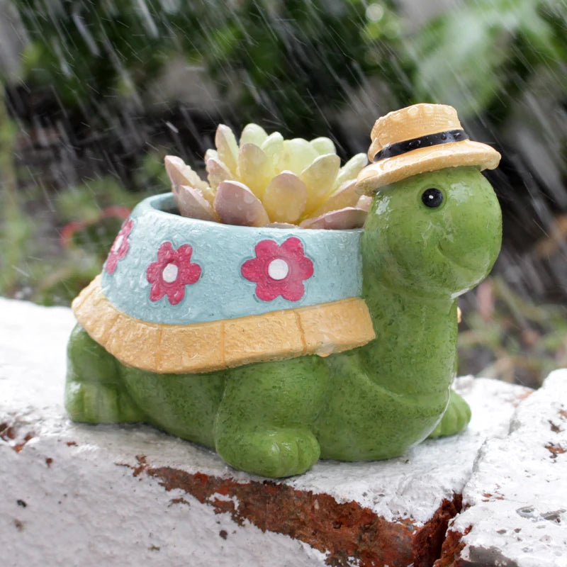 Adorable Resin Outdoor Planter