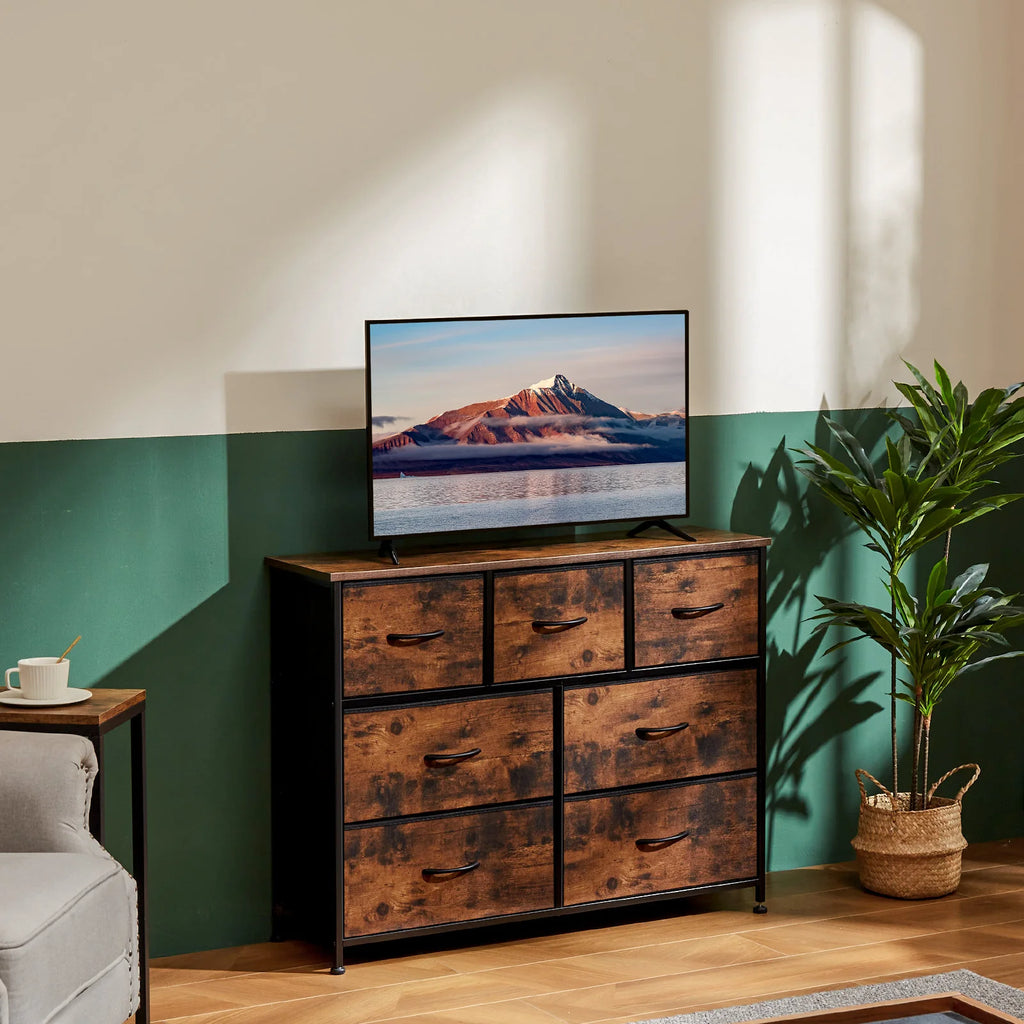 7-Drawer Fabric Dresser