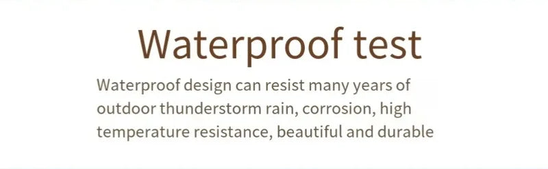 European-Style Waterproof Outdoor Wall Lamp